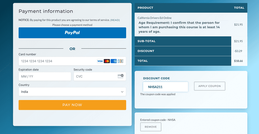 NHSA Coupon Code - Save 15% Off at Checkout